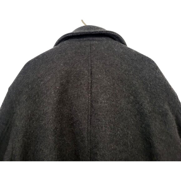 United Stated Pea Jacket Recycled Wool Nautical Peacoat - Picture 9 of 15